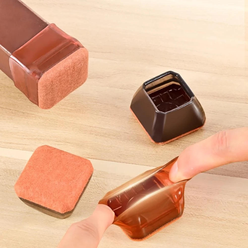 

TPR Silicone Protective Cover Table Chair Leg Guards Pads Floor Protectors Anti Slip&Noise Reduction Furniture Foot Covers