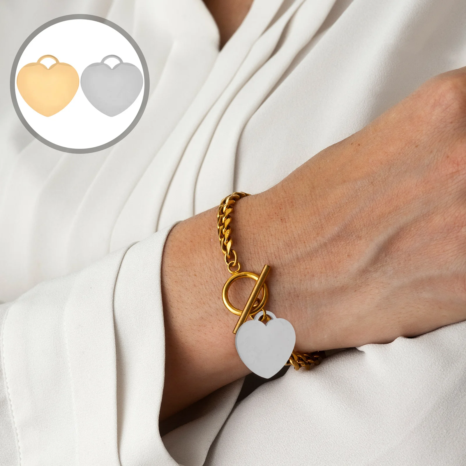 

20Pcs Stainless Steel Heart Blank Pendants DIY Jewelry Making Charms for Engraving Necklaces Bracelets Earring Making Supplies