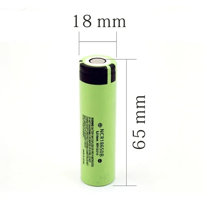 PURFIELD NCR18650B 34B 3.7V 18650 3400mAh Rechargeable Lithium Battery For Flashlight Toy Car Camera Screwdriver batteries Cells