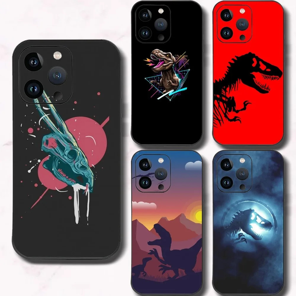 J-Jurassic P-Park Phone Case For Iphone 15 11 13 14 Pro Max 7 8 Plus X Xr Xs Max Se2020 12mini Cover Case