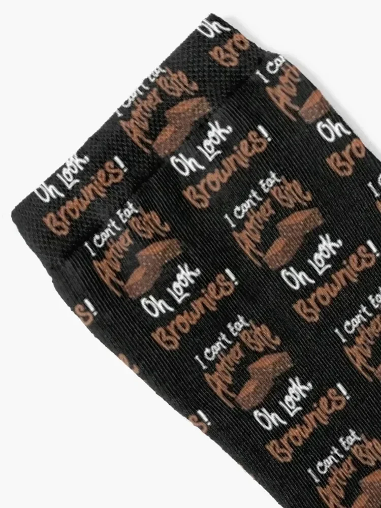 Another Bite Oh Look Brownies design - Funny Brownies Dessert Lover Socks christmass gift japanese fashion Socks Ladies Men's