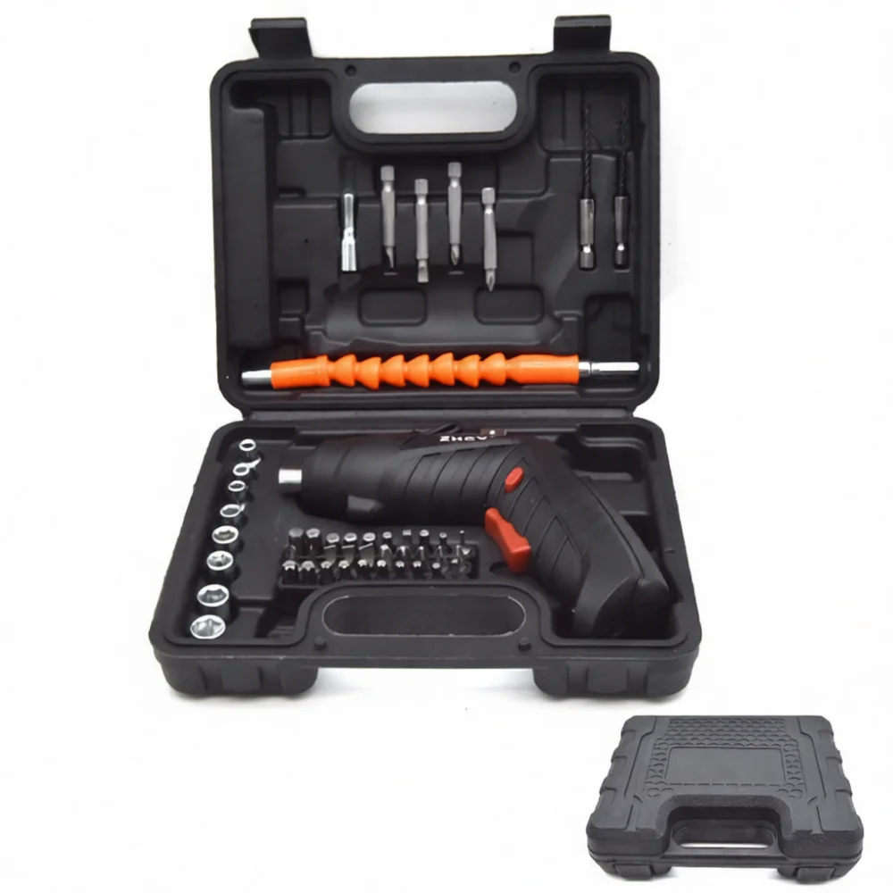 Rechargeable Cordless Mini Electric Screwdriver Power Tool Portable Handheld Drill For Home Furniture Repairing Crafting Works