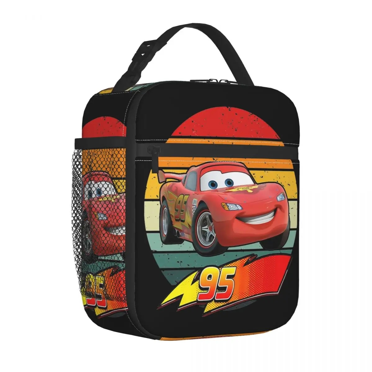 Lightning Mcqueen Racing Cars borse per il pranzo isolate contenitore per il pranzo termico grande Lunch Box Tote Bento Pouch Work Travel