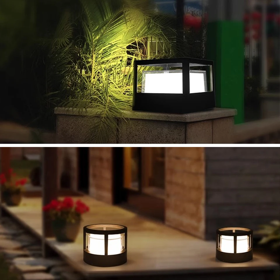 LED Wall Light With Motion Sensor AC85-265V 6W 12W Courtyard Garden Lighting Wall Decoration Lamp Led Spotlight Outdoor Corridor