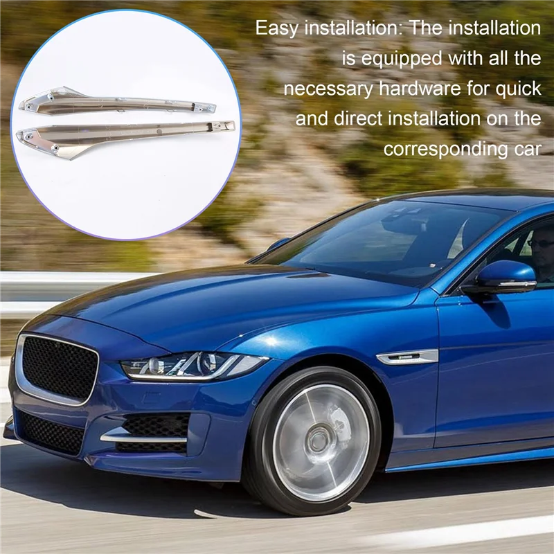 ชุดแต่งขอบกันชนหน้าโครเมียม สำหรับรถ Jaguar XE R-Sport ปี 2015-2019 รุ่น T4N5887 T4N5889