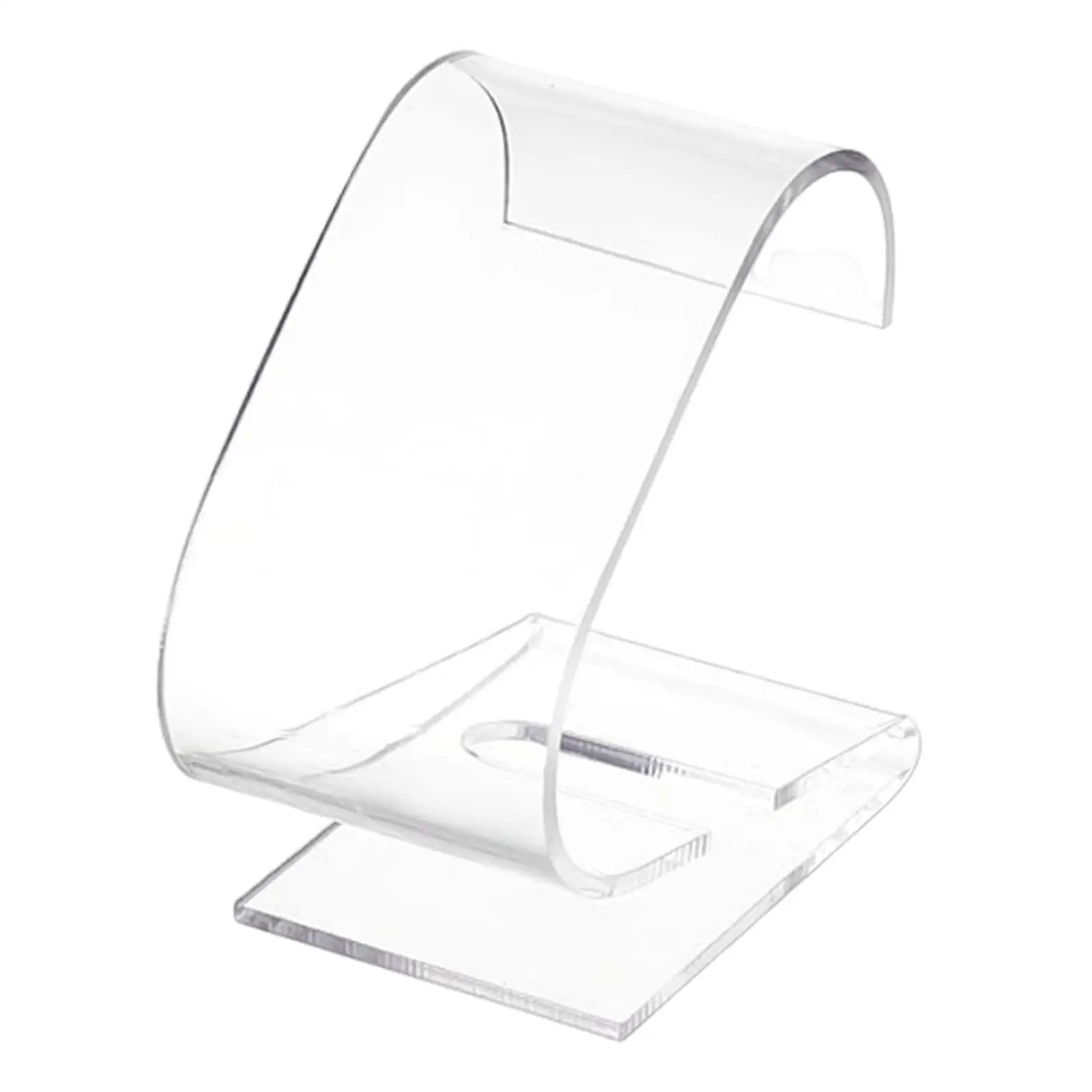 Transparent Acrylic Watch Display Stand Minimalist Jewelry Showcase Bangle Bracelet Holder Organizer for Home Store