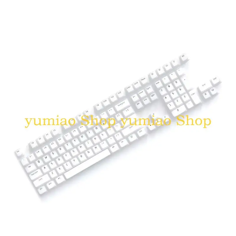 587B Soft Silicone Keycaps, Candy Colored Quiet Press Lovely Jelly Keycaps Set