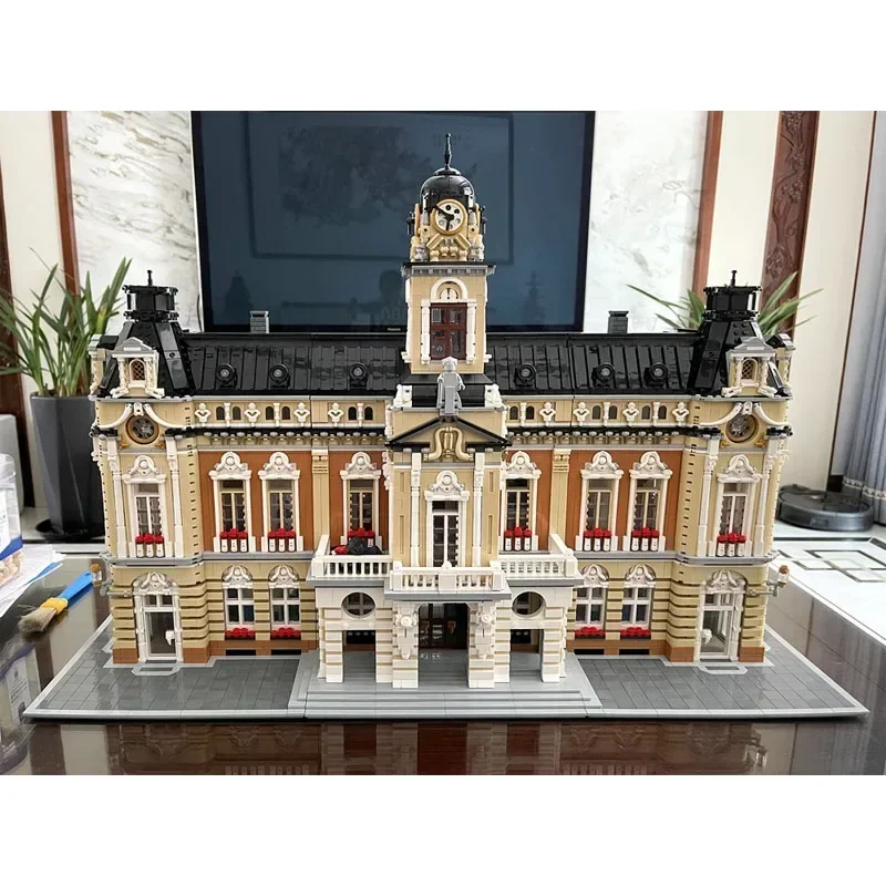 

MOC-197846Новый вид на городскую улицу, сборный зал, модель строительного блока, 14705 деталей, MOC, креативный мальчик, детский рождественский строительный блок, игрушки, подарки