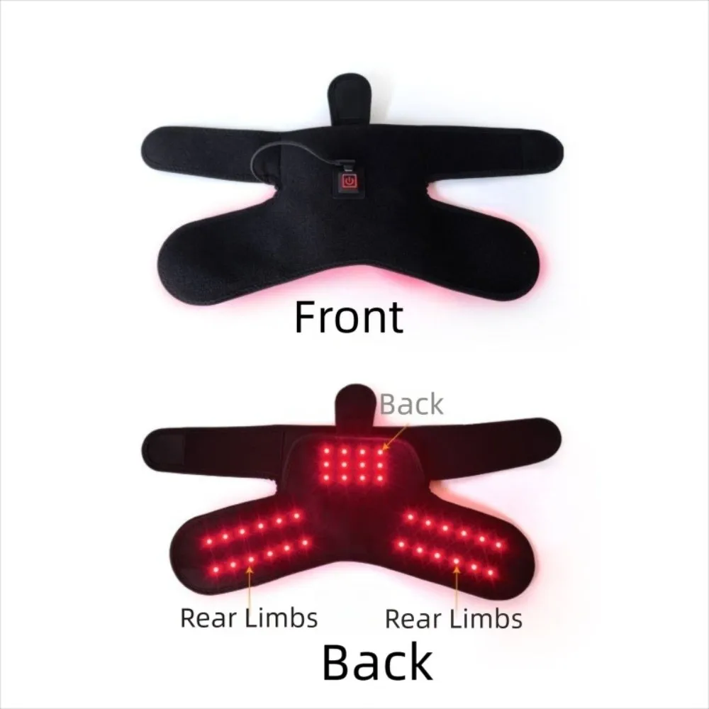 Automatic Timing Pet Red Light Recovery Device Promote Circulation LED Light Source Dog Infrared Light Knee Brace