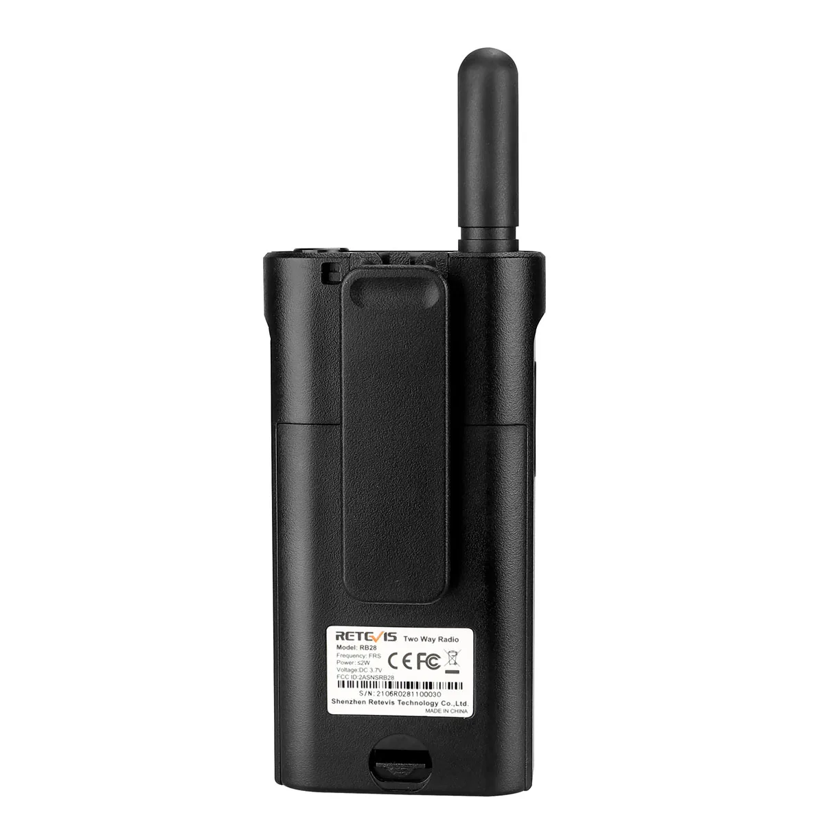 Retevis RB28 22CH 2W NOAA FRS Two Way Radio Walkie Talkie License-free Handheld Weather Forecast radio 1500mAh monito VOX Radio