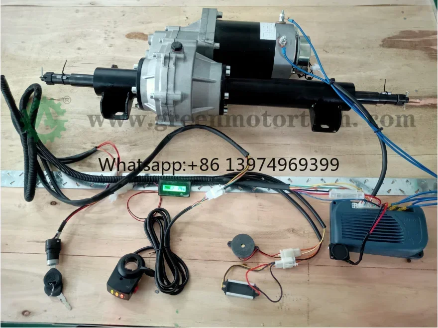 1000W 24V 36V 48V Drive Axle Assembly for Electric Vehicle Drive Part, Golf Cart Drive Unit