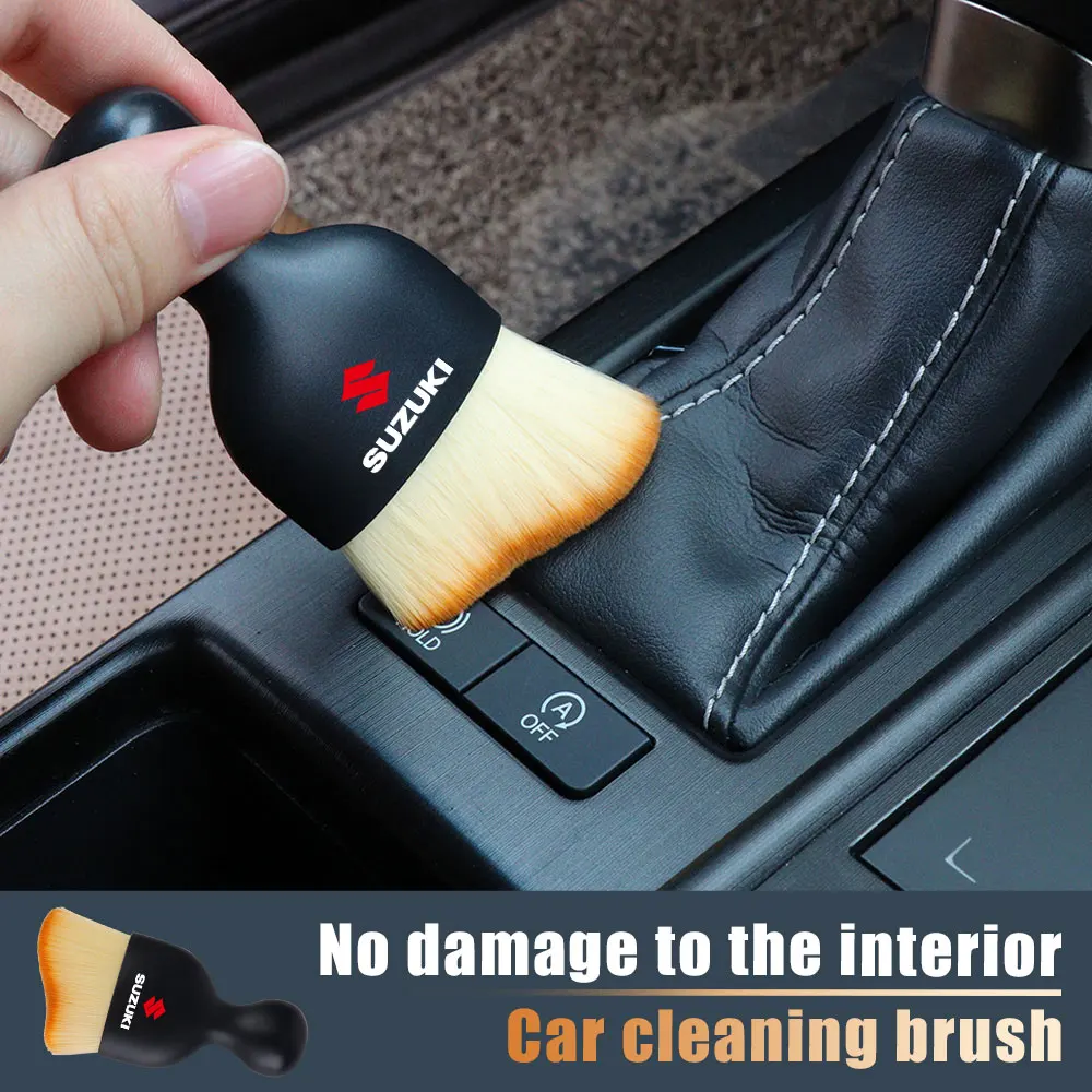 Cepillo suave para limpieza de coches, herramientas para eliminar el polvo, accesorios interiores de automóvil para Suzuki Swift Jimny Grand Vitara Ignis SX4 Scross DZire