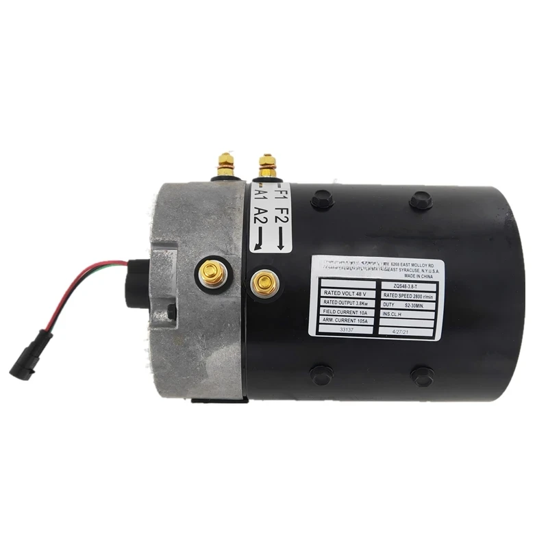 

Electric golf cart DC Motor ZQS48-3.8-T 48v 3.8kw drive motor KDS/ADC