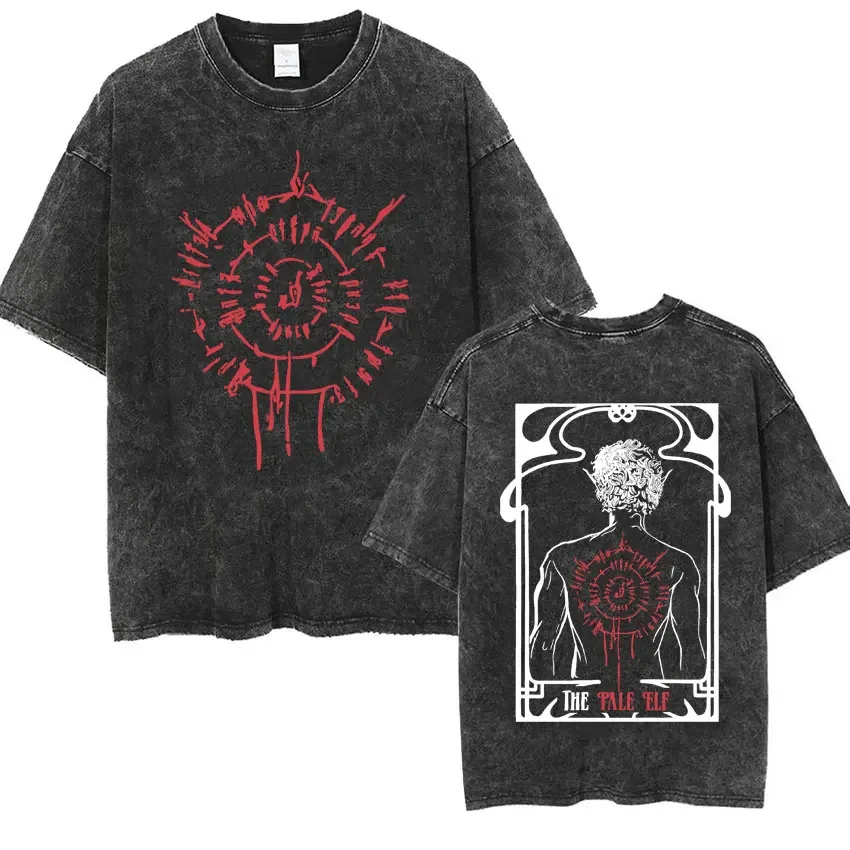 Mens Clothes Tee Shirt Homme Graphic T-Shirts Astarion Girl Dinner Washed Men Clothing New in Top & Tees Mens T-Shirt Camisetas