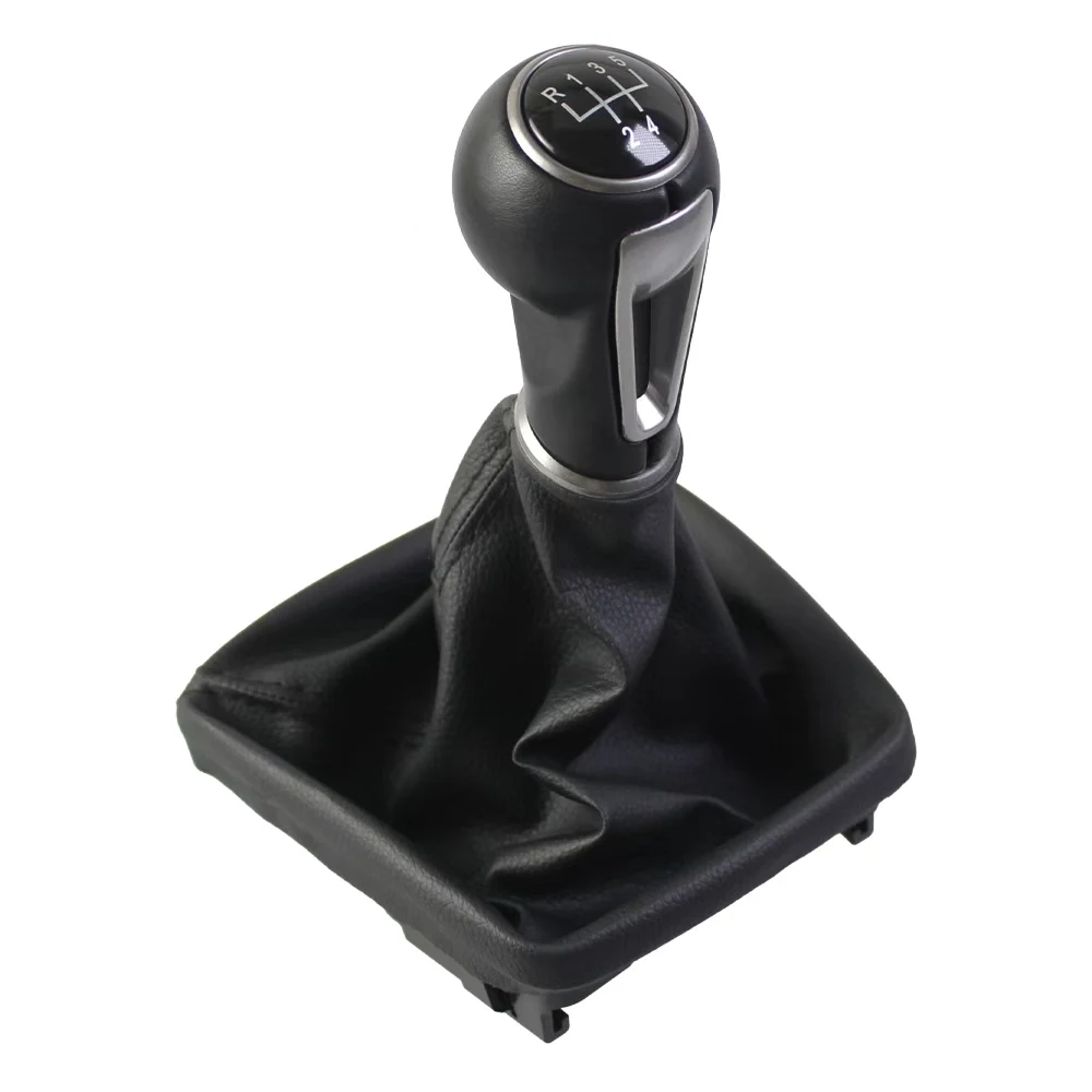  ﻿ 5-6-Gang-Schaltknauf für SEAT IBIZA IV (6J) 2009 2010 2011 2012-2017 mit Schaltsack-Lederbezug Zubehör – Detail 7