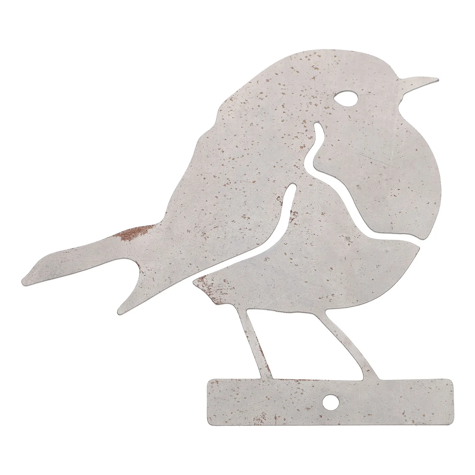 

Iron Arts Bird Decor Creative Silhouette Garden Ornament Compact Size Yard Lawn Outdoor Scene Decoration Metal Bird Adornment