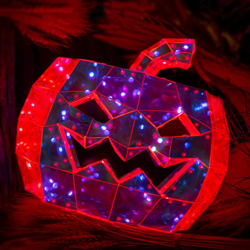 Halloween Decor RGB Pompoenlicht met Timer Bluetooth APP Controle Binnen Buiten USB Jack-O-Lantern Halloween Feestartikelen