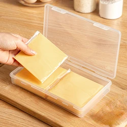 Reusable Cheese Storage Container Portable Transparent Food Seal Box For Cheese Butter Kitchen Organizer