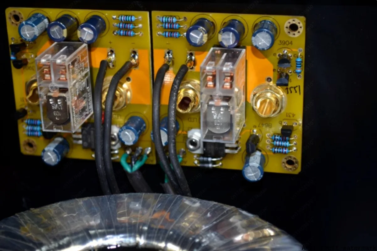 2026HotSellingAM-90 Audiophile HiFi Pure Post-stage Power Amplifier, Double Niu, Gold Sealed Tube Double Parallel 8 Tube Class A
