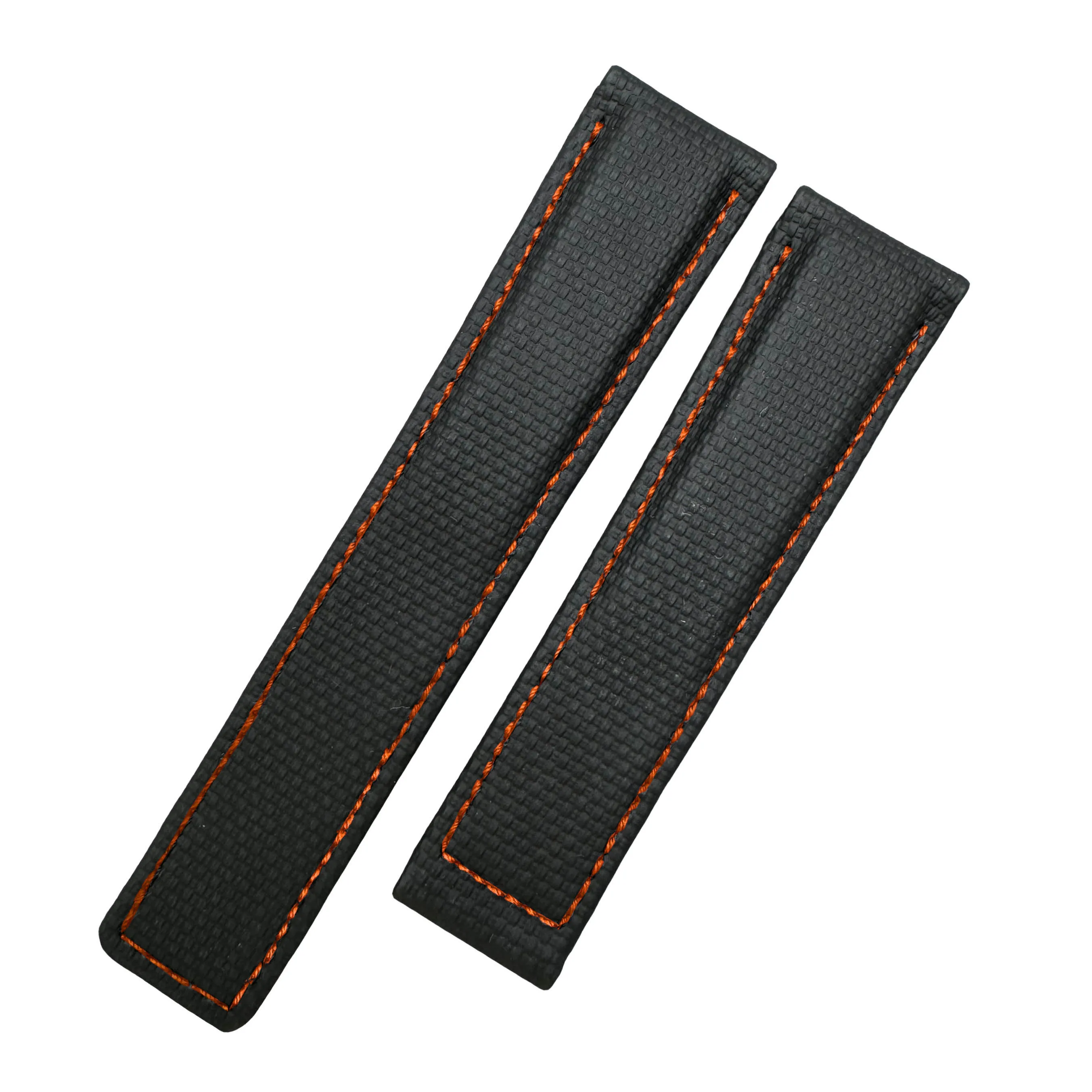 ‌ Custom 19/20/21/22/24mm Fluoroelastomer Watch Strap for TAG Heuer Carrera/Aquaracer/Monaco/F1/Heritage Folding Clasp ‌bands