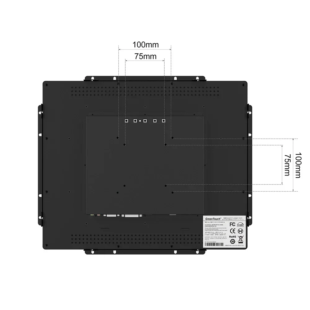17 Inch 10 Points 17 USB Touchscreen Monitor Capacitive LCD Touch Display For Vending Machine