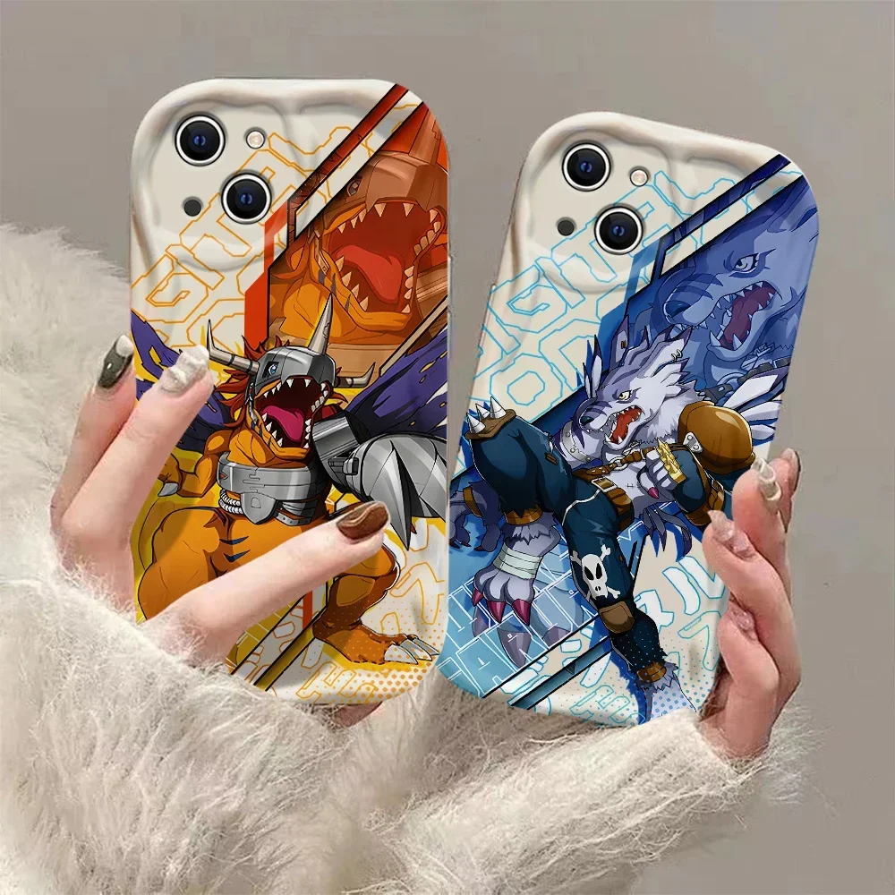 Digimon New Anime 3D Wave Case For Xiaomi Mi 14 12 12T 11 Lite Poco M6 X6 X5 X4 F4 X3 M3 Pro 4G 5G Soft Silicone Cover