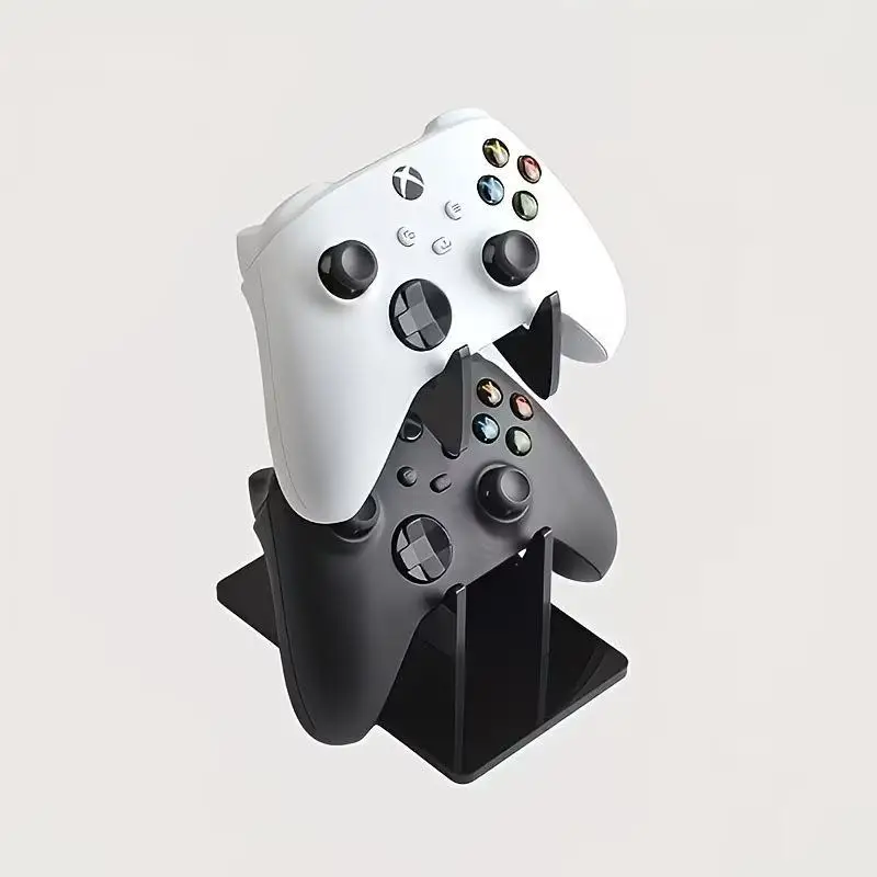 1PC Dual-Layer Game Controller Stand Holder Display Rack Organizer For Desktop TV Gaming Room Accessories Universal view 3