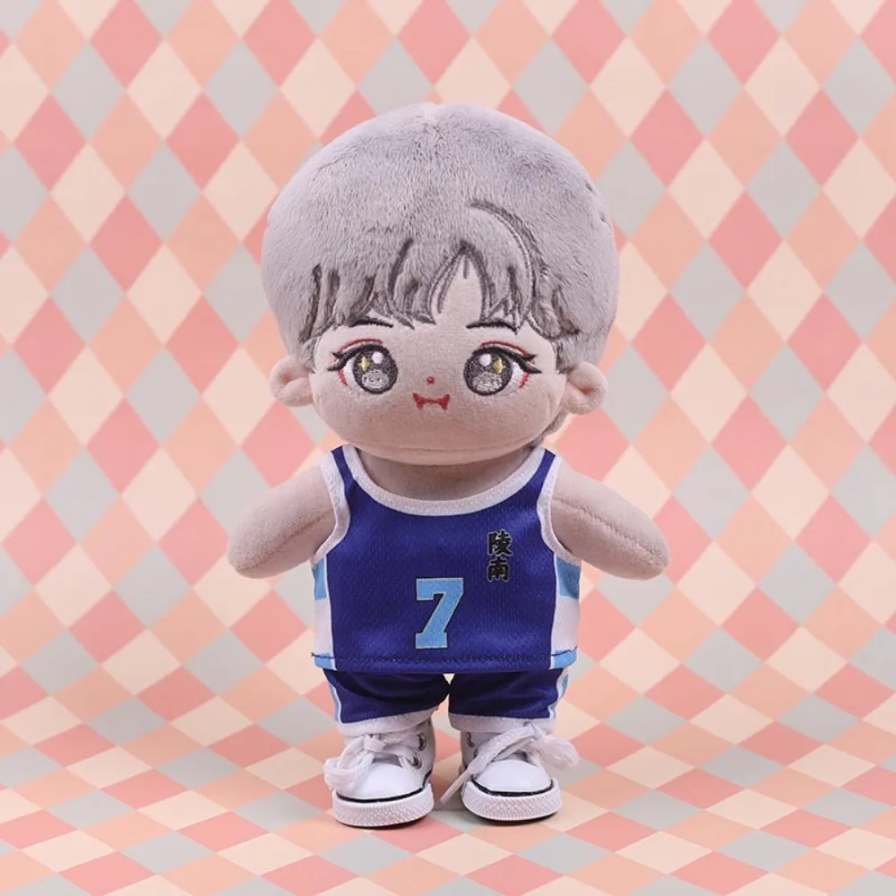 Sport Uniform Doll Basketball Outfit T-Shirt Pant Plush Doll Sports Clothes Anime Mini 20cm Cotton Doll Clothes