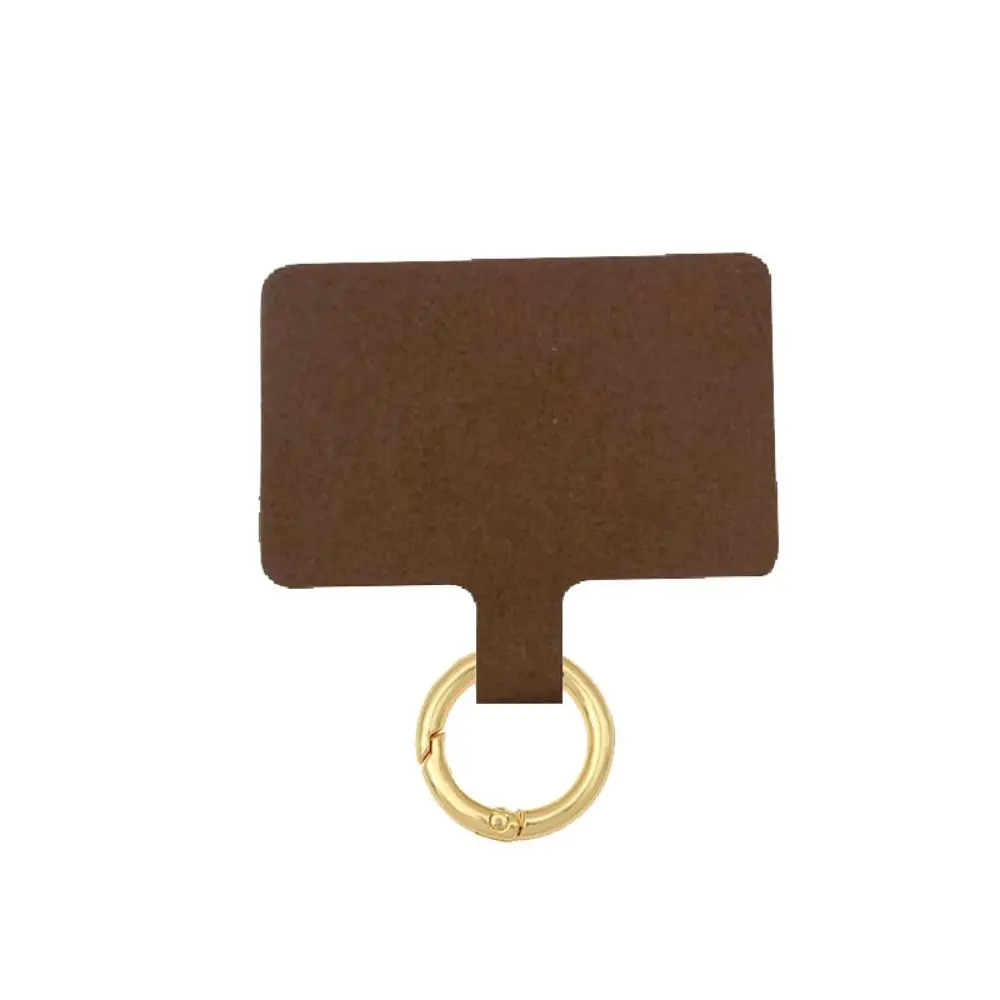 Safety Detachable Phone Lanyard Gasket Attachment Phone Charm Mobile Tether Pad Durable Metal Backle Phone Patch Hanging Cord