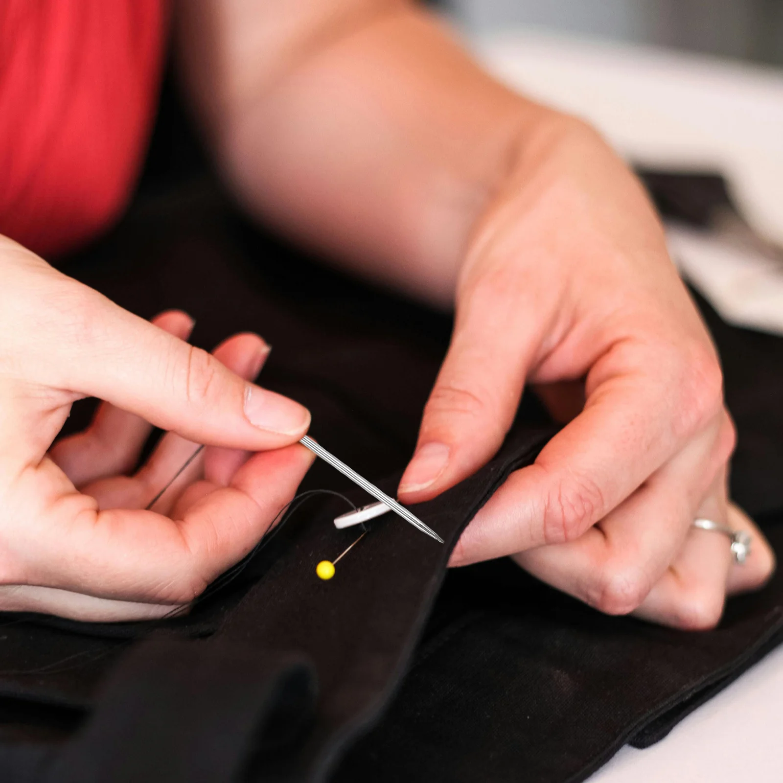 

7Pcs Large Eye Steel Sewing Needles for Hand Sewing Craft Quilting Embroidery Heavy Duty Crafting Sweater Needles