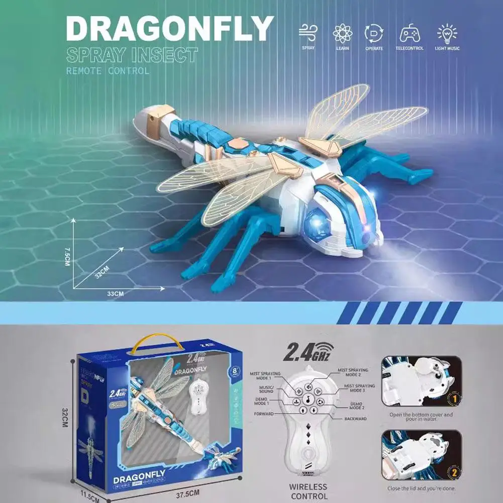 لعبة التحكم عن بعد رذاذ العنكبوت النحل الحشرات اللعب الكهربائية محاكاة RC روبوت التحكم عن بعد الحيوان لعبة أطفال هدية #2