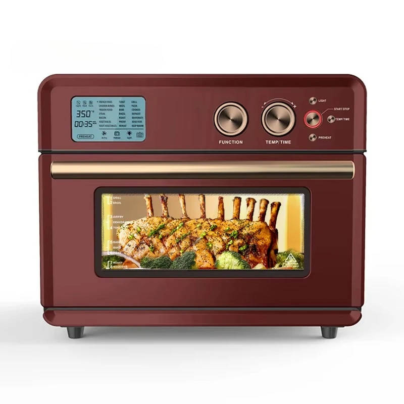 

LCD Digital Toaster Pizza Air Fryer Oven Control Panel for 21in 1 Preset Menu Functions