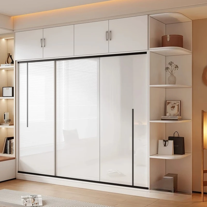 

Luxury Brown Wardrobe Essential Wooden Heavy Duty Cabinet Wooden Wardrode Modern Drawer Szafa Na Ubrania Furniture For Bedroom