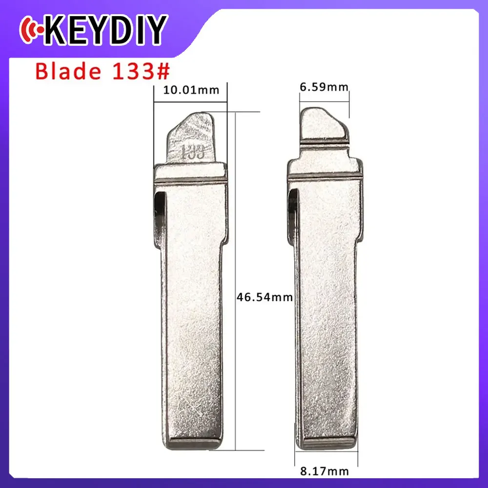 

10pcs/lot #133 HU66 HAA Key Blank Flip Folding Remote Key Blade Uncut for VW Volkswagen Golf 7 MK7 for Skoda Octavia A7