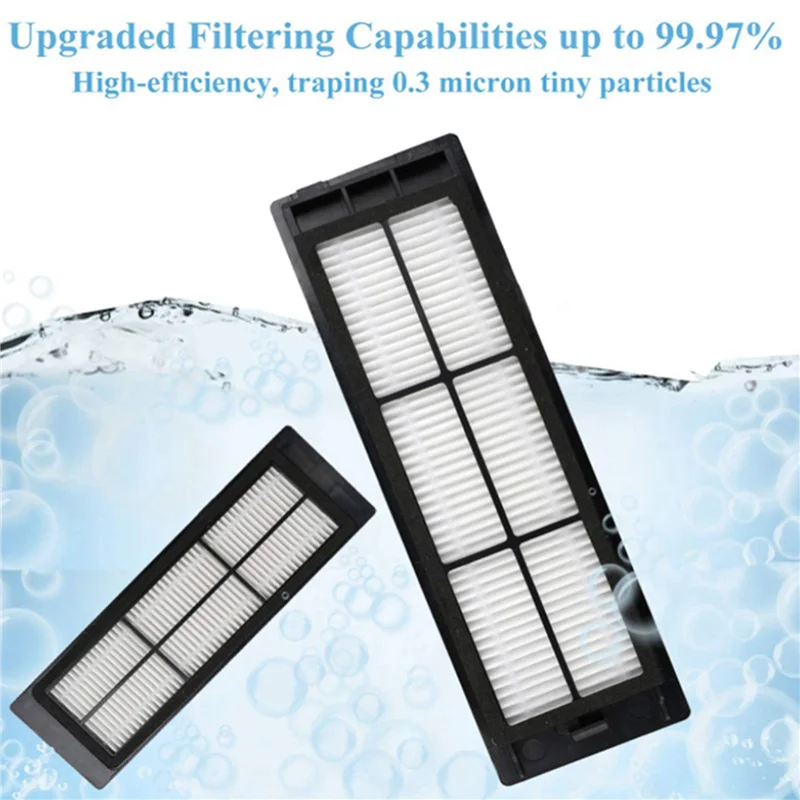 Homeshopping 2X مناسبة ل Roborock S6 Maxv جهاز آلي لتنظيف الأتربة أجزاء الملحقات جهاز آلي لتنظيف الأتربة مرشح الفرشاة الرئيسية