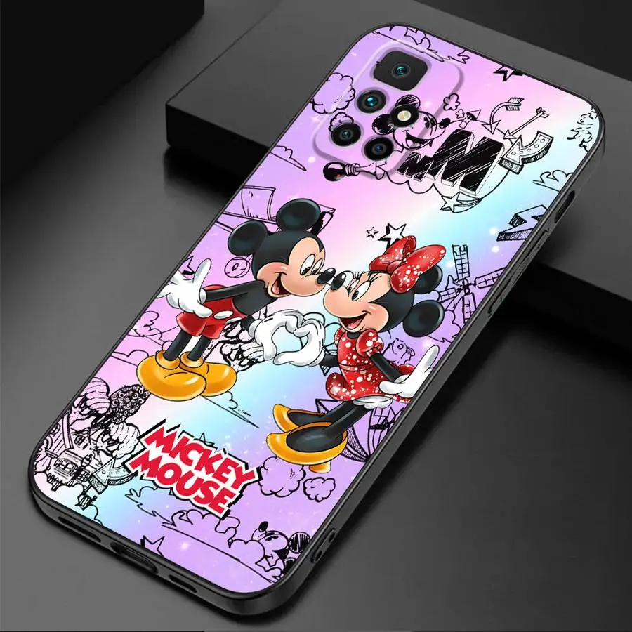 Disney Mickey Minnie Cute Phone Case for Redmi 9C K40 Pro 13C 12 13 A3x A2 A1 Plus 12C 9A 10A 10C 10 9 K40s K60 Silicone Cover