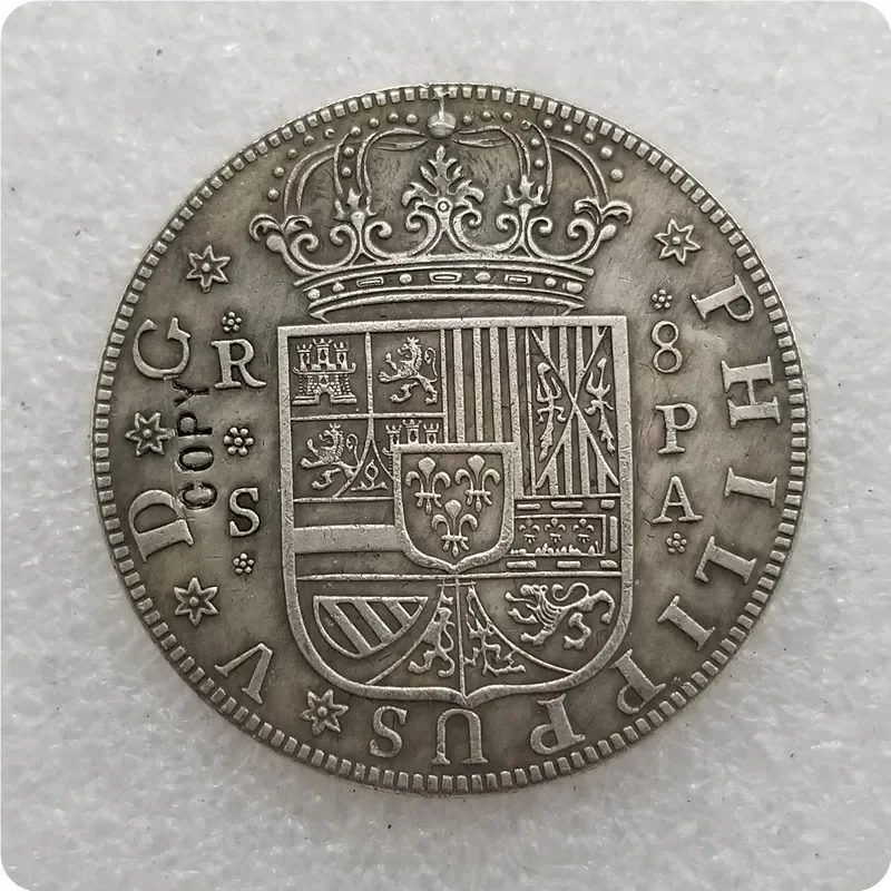 1731 Spain 8 Reales  COIN COPY commemorative coins-replica coins medal coins collectibles Challenge Pocket Coins Christmas Gifts