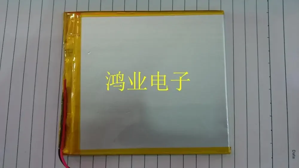 New 3.7V Polymer Lithium Battery 358090 Genuine Rechargeable Toy Navigation Digital Battery Rechargeable Li-ion Cell A Good