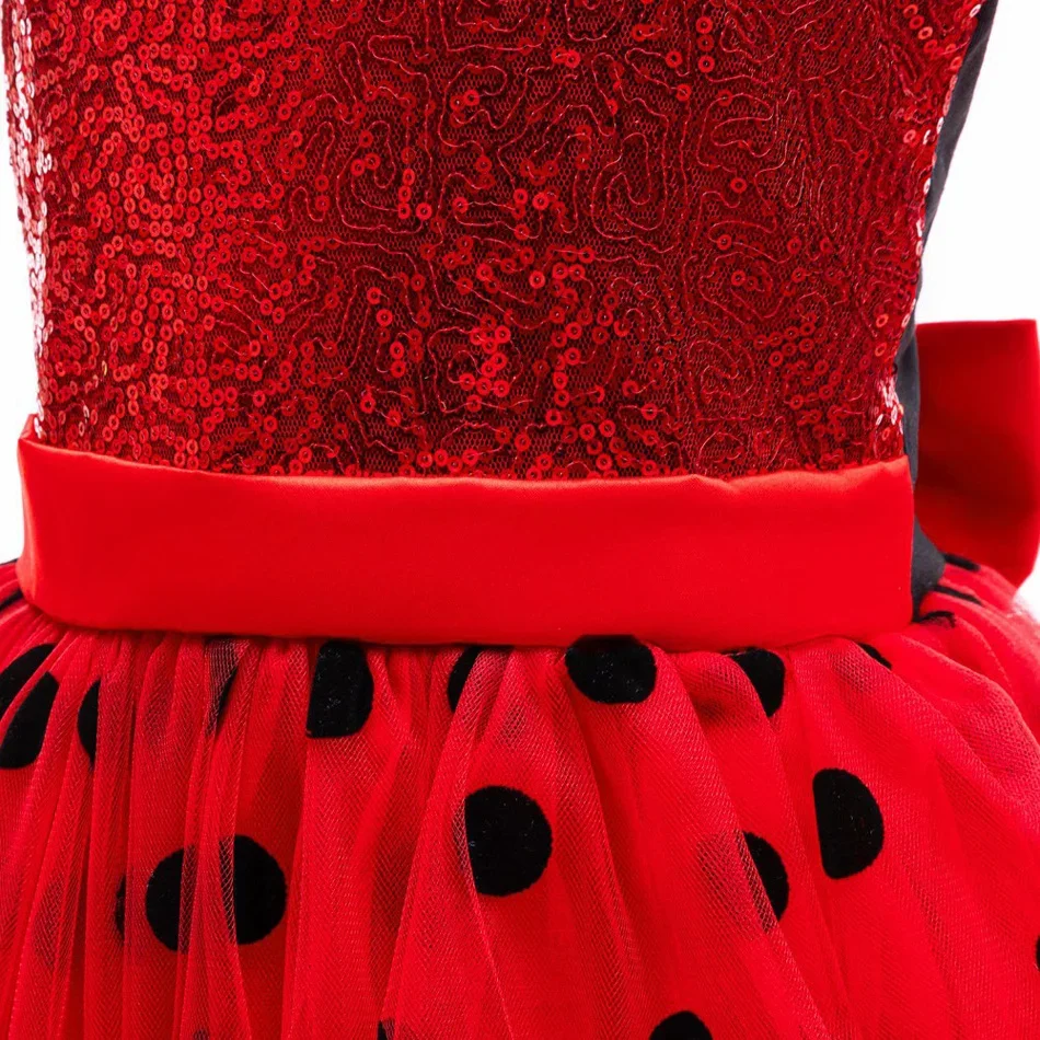 أزياء الهالوين لعام 2025 أزياء الهالوين التأثيرية للأطفال الصغار، Marinette pour Halloween، fête fantaisie de noël pour filles