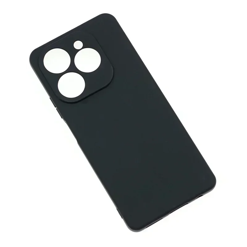 블랙 소프트 실리콘 Funda Tecno Spark 20 Pro 케이스, 6.78 인치 소프트 TPU 좋은 품질 커버