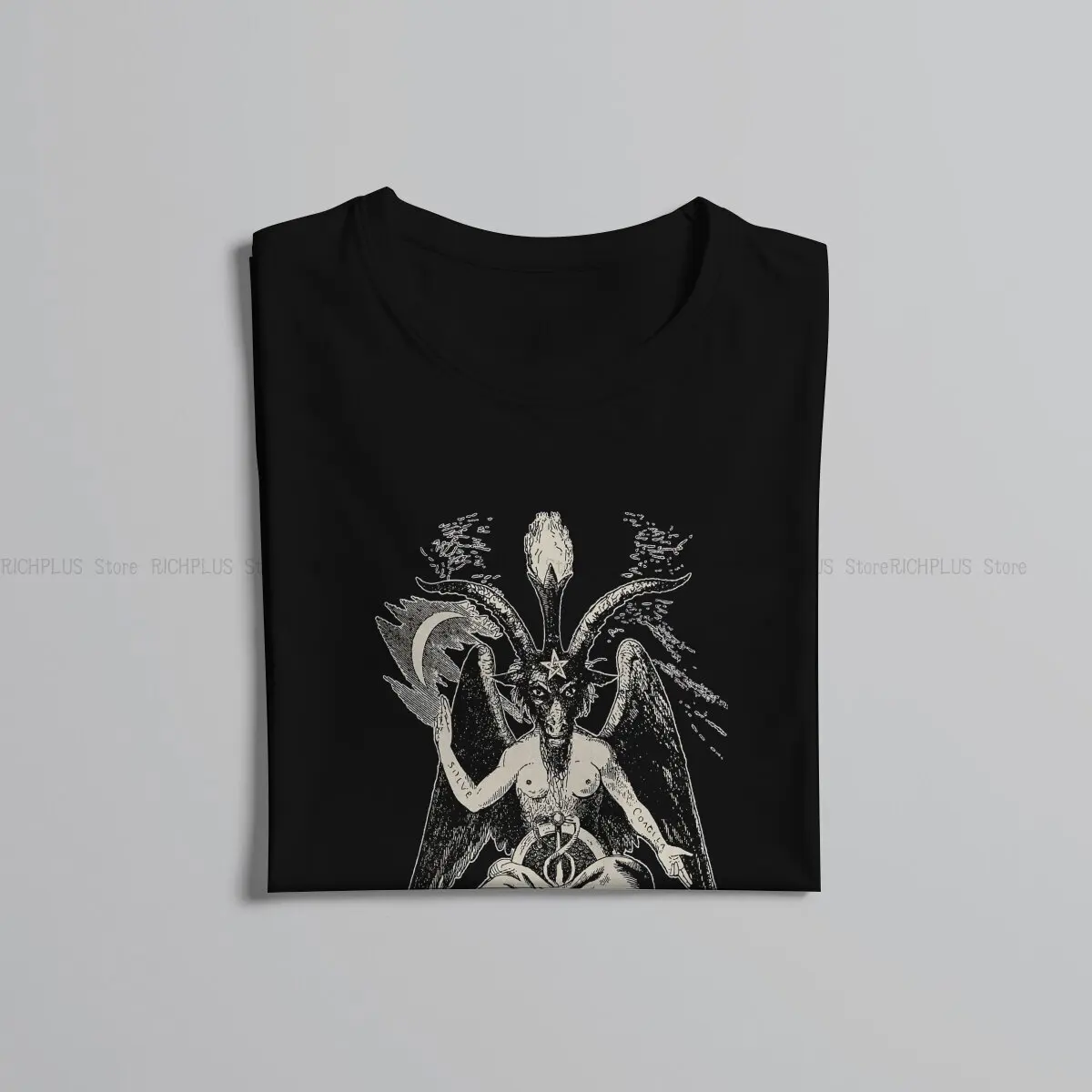 Baphomet Satan Lucifer TShirt Classic Classic T Shirt Homme Men Clothes Printing Big Sale