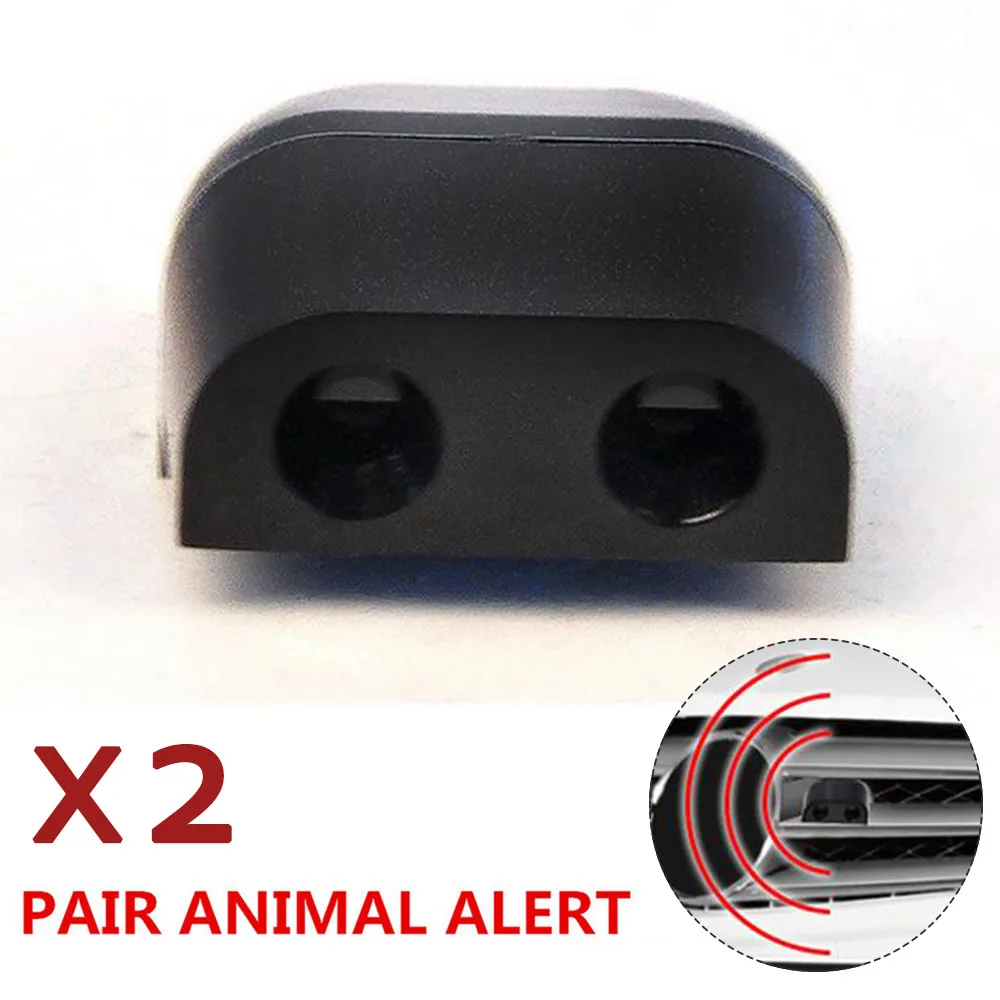 2x For Sonic Gadgets Car Grille Mount Animal Whistle Repeller Deer Car Animal Whistle Mosquito Repellent Small Warning Device
