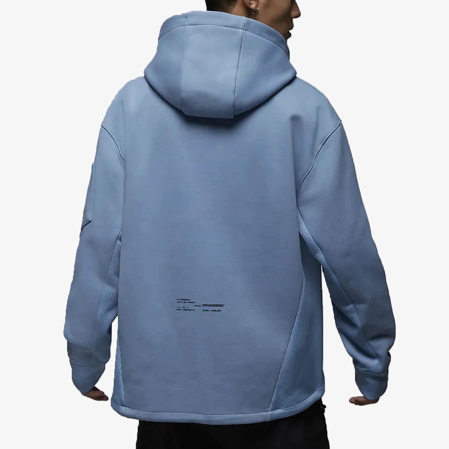 Nike Authentic Air Jordan Men's Fleece Warm-up Hooded Sweatshirt DV7682-427