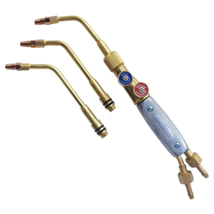 Oxy-Acetylene Gas Welding Torch for HVAC Copper Pipe Brazing & Propane Heating