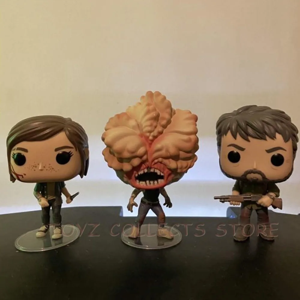 ألعاب Funko Pop The Last of Us Ellie # 601 جويل # 620 الفرس # 631 ألعاب شخصيات الحركة هدية للأطفال مجموعة دمى الفينيل
