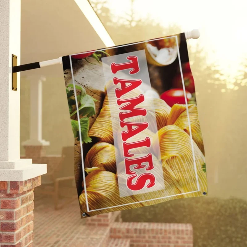 Custom Advertising Flags Full Of Livelys Day Holiday Designs Easy To Install Impressions On All Visitors Advertising Promotion