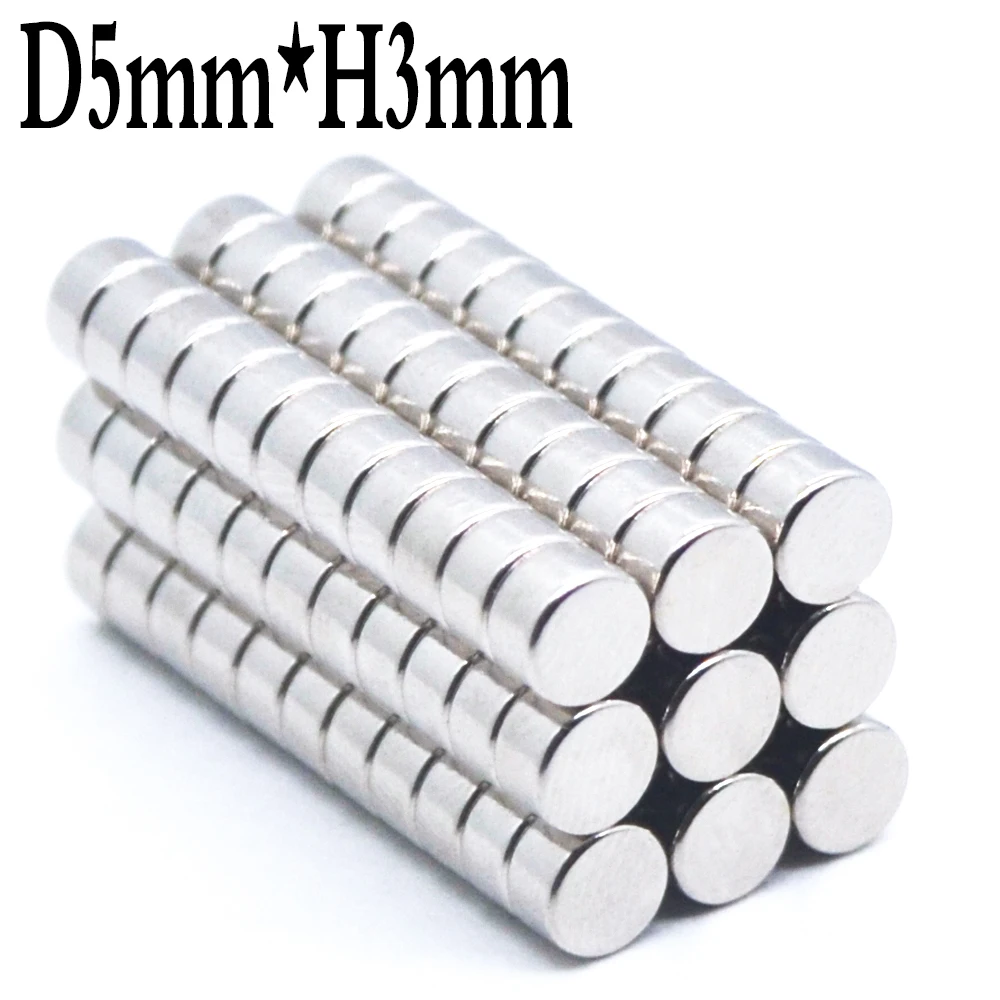 50pcs round magnet diameter 4*1  4*2  5*1 5*2 5*3mm small magnet round strong magnet neodymium magnet patch strong magnet magnet