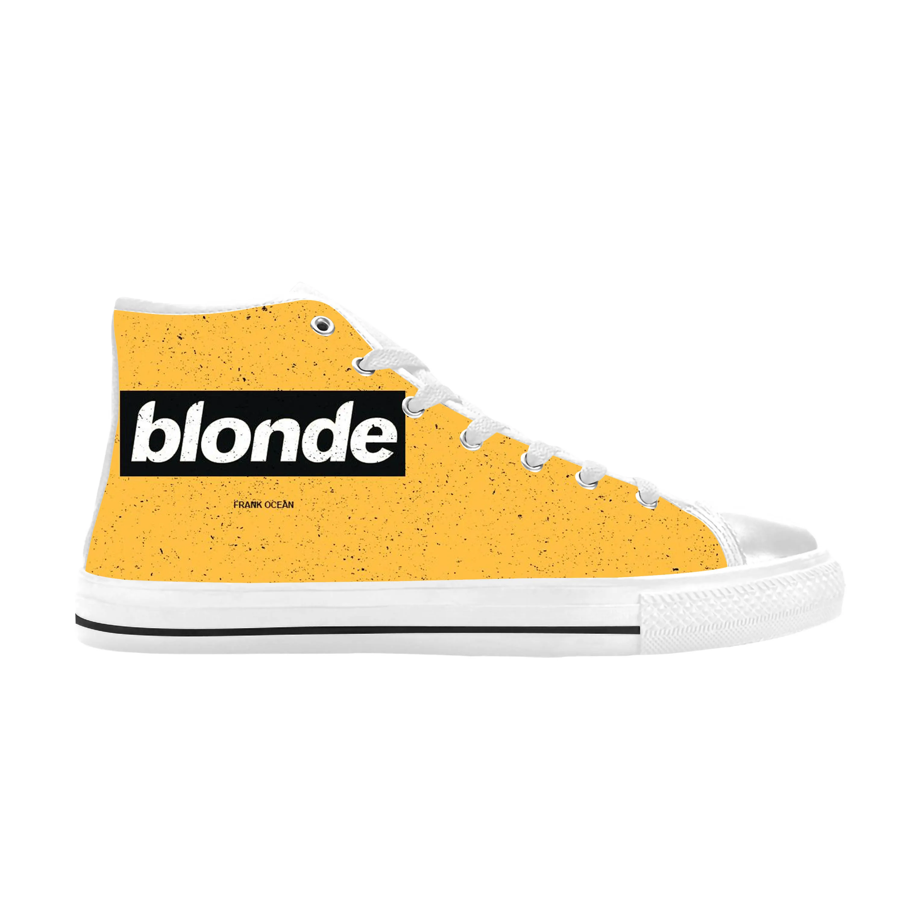 Oceans Blond Blonde Music Singer Album Frank Cool Casual Cloth Shoes High Top Comfortable Breathable 3D Print Men Women Sneakers