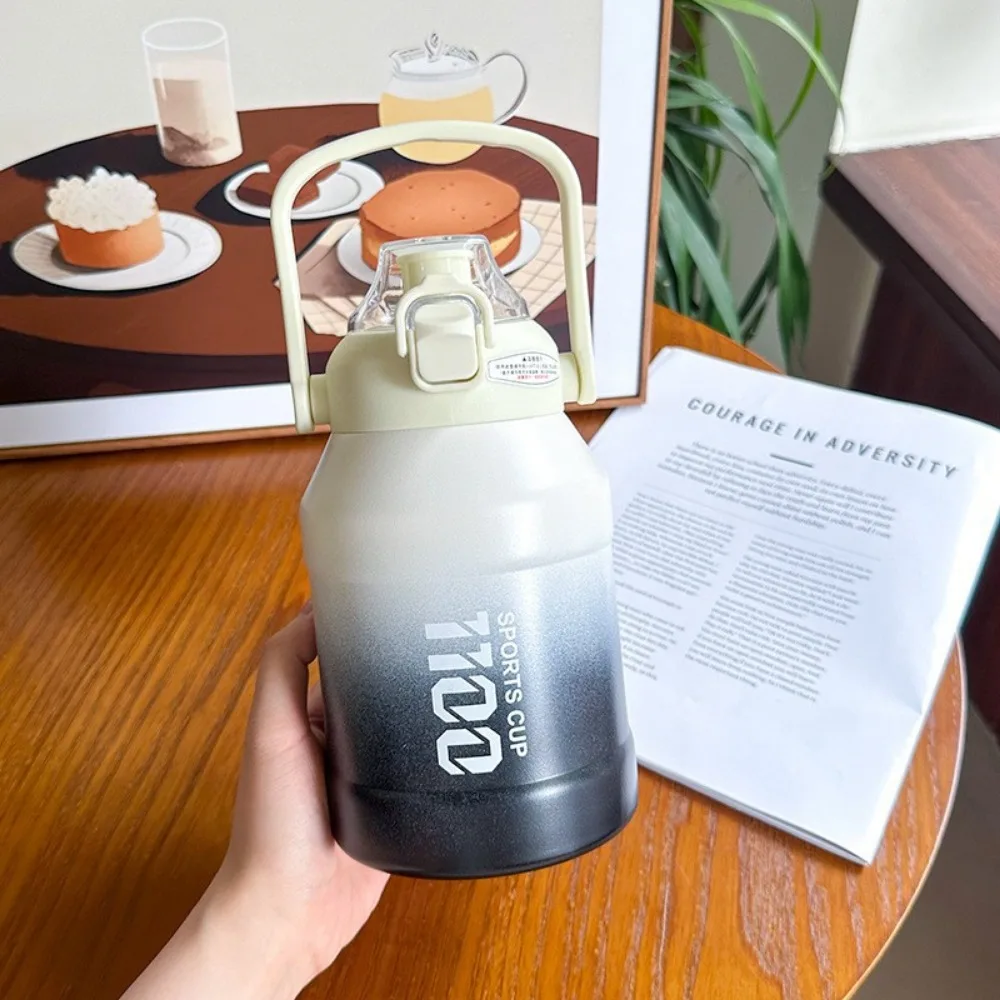 

316 Stainless Steel Hand-held Thermos Cup Leak Proof Insulated Large Capacity Vacuum Flask 1100ml Container