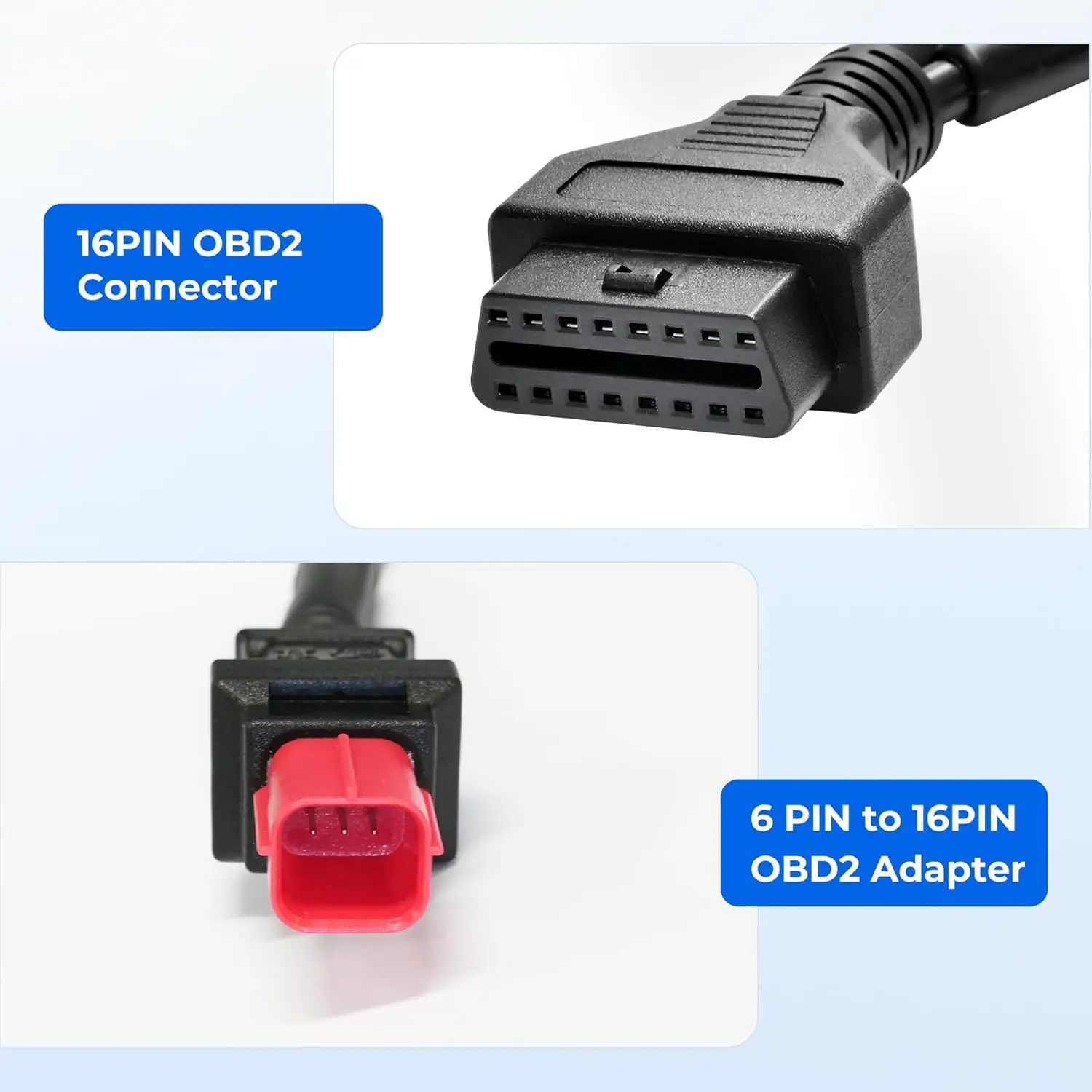 6 Pin Connector to 16 Pin OBD2 Adapter